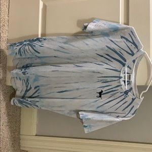 Victoria secret pink tie die tee